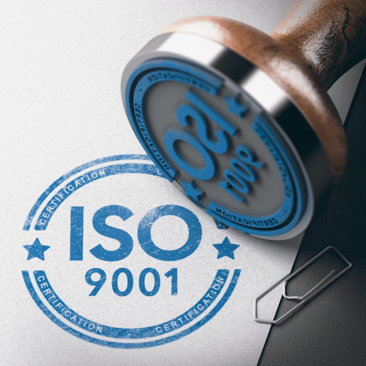 3d,Illustration,Of,A,Rubber,Stamp,With,The,Text,Iso